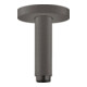 hansgrohe Deckenanschluss S 100mm, brush. bla chrome, runde Rosette-1