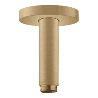 hansgrohe Deckenanschluss S 100mm, brushed bronze, runde Rosette