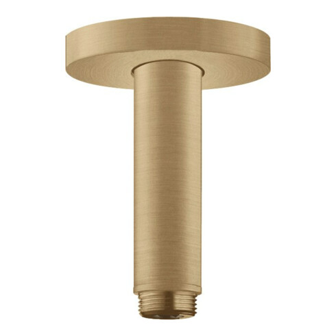 hansgrohe Deckenanschluss S 100mm, brushed bronze, runde Rosette