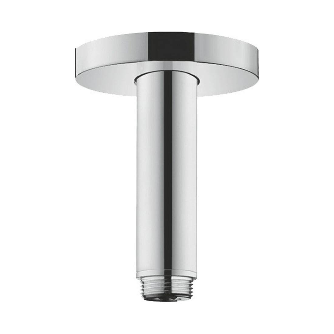 hansgrohe Deckenanschluss S 100mm, chrom, runde Rosette