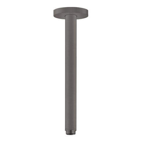 hansgrohe Deckenanschluss S 300mm, brush. bla chrome, runde Rosette