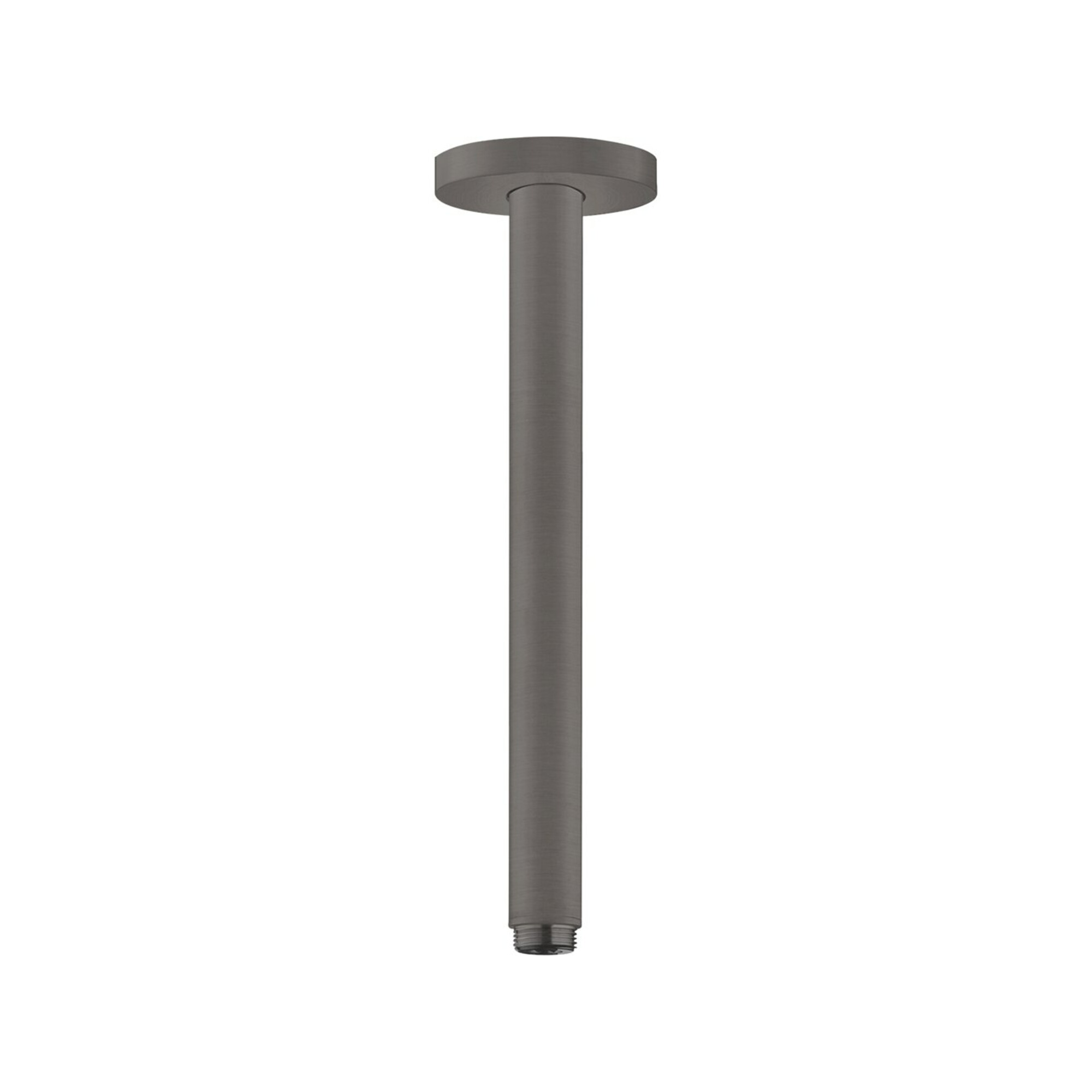 hansgrohe Deckenanschluss S 300mm, brush. bla chrome, runde Rosette