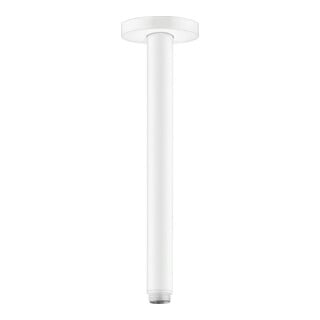 hansgrohe Deckenanschluss S 300mm, mattweiß, runde Rosette