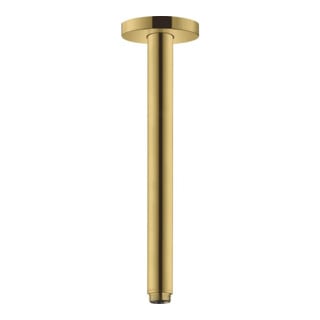 hansgrohe Deckenanschluss S 300mm, pol. gold optic, runde Rosette