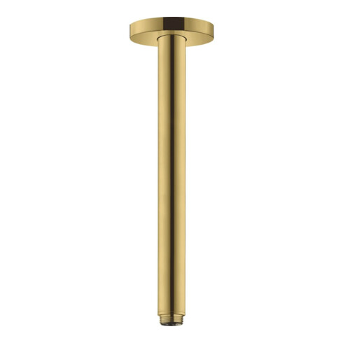 hansgrohe Deckenanschluss S 300mm, pol. gold optic, runde Rosette