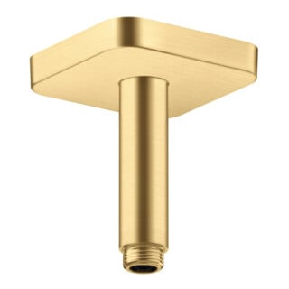 hansgrohe Deckenanschluss softsquare Axor 100 mm, optique or brossé, carré
