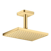 hansgrohe Deckenanschluss softsquare Axor 100 mm, optique or brossé, carré-2