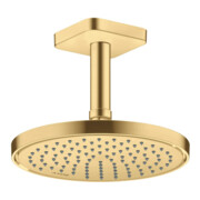 hansgrohe Deckenanschluss softsquare Axor 100 mm, optique or brossé, carré-4