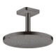 hansgrohe Deckenanschluss softsquare Axor 100mm, brushed black chrome, eckig-2