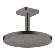 hansgrohe Deckenanschluss softsquare Axor 100mm, brushed black chrome, eckig-2