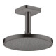 hansgrohe Deckenanschluss softsquare Axor 100mm, brushed black chrome, eckig-5