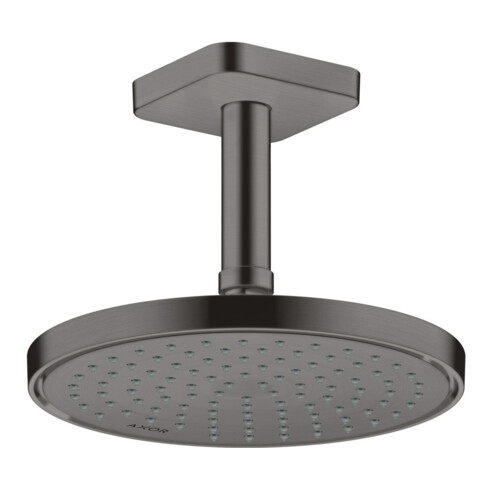 hansgrohe Deckenanschluss softsquare Axor 100mm, brushed black chrome, eckig