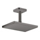 hansgrohe Deckenanschluss softsquare Axor 100mm, brushed black chrome, eckig-5
