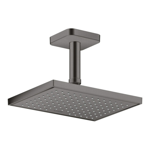 hansgrohe Deckenanschluss softsquare Axor 100mm, brushed black chrome, eckig