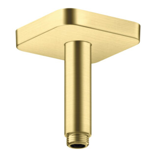 hansgrohe Deckenanschluss softsquare Axor 100mm, brushed brass, eckig