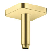 hansgrohe Deckenanschluss softsquare Axor 100mm, brushed brass, eckig