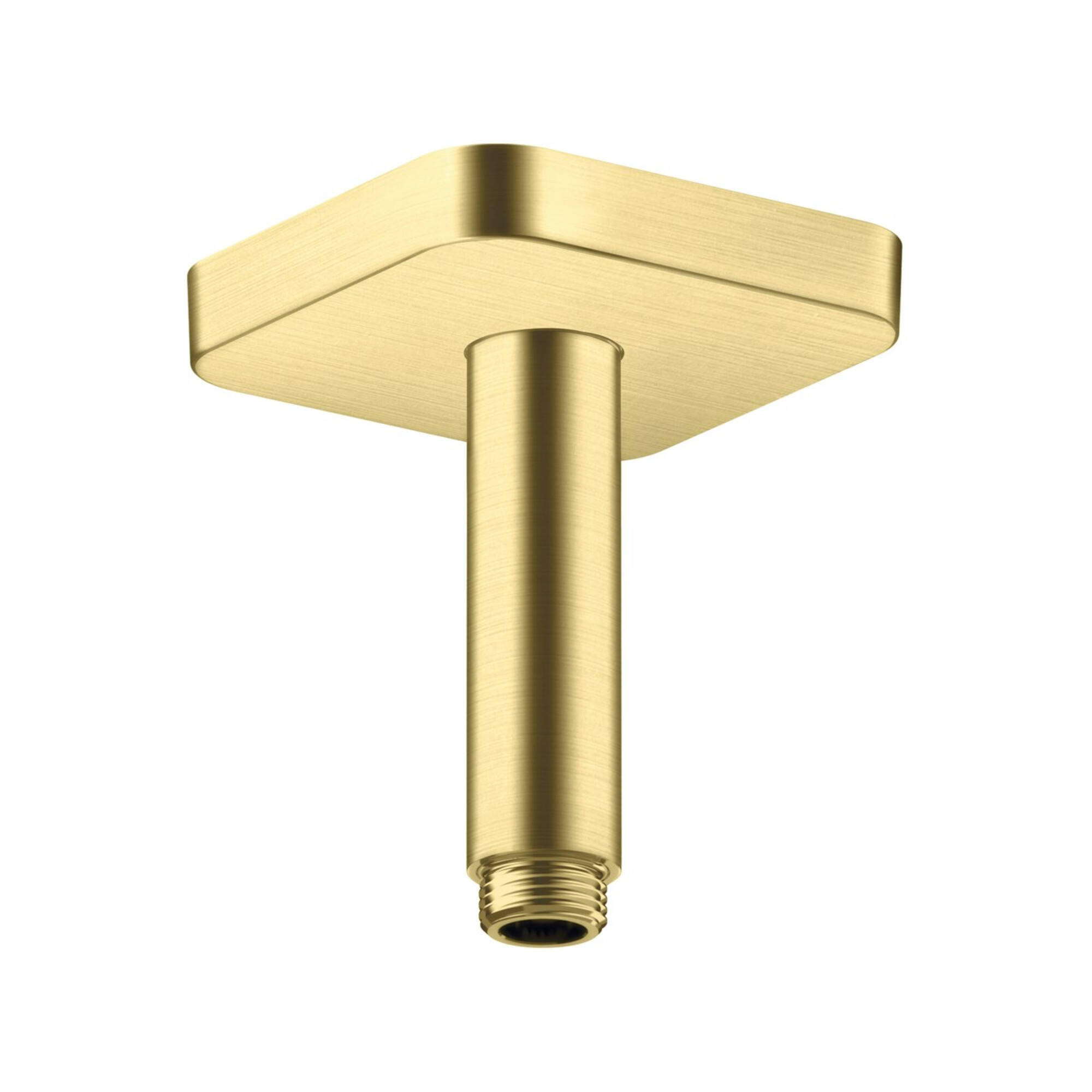 hansgrohe Deckenanschluss softsquare Axor 100mm, brushed brass, eckig