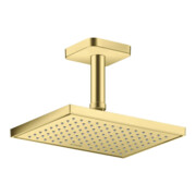 hansgrohe Deckenanschluss softsquare Axor 100mm, brushed brass, eckig-2