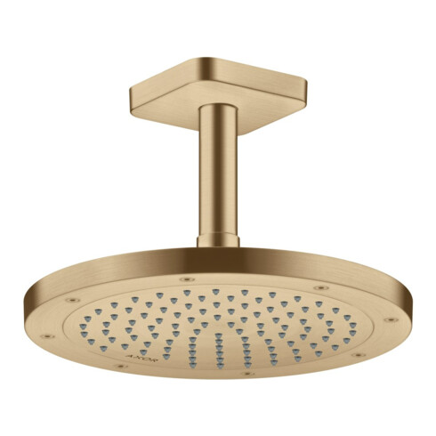 hansgrohe Deckenanschluss softsquare Axor 100mm, brushed bronze, eckig