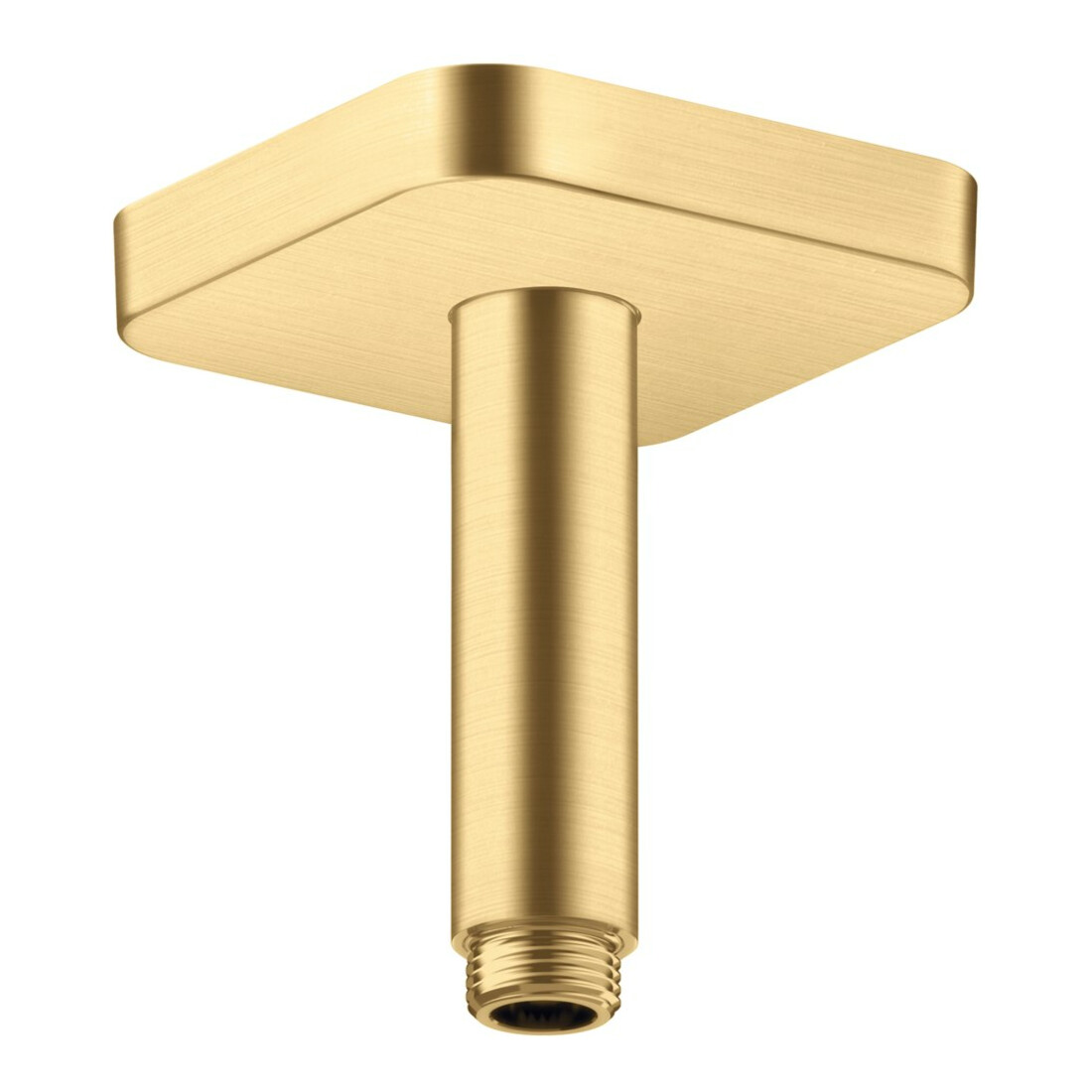 hansgrohe Deckenanschluss softsquare Axor 100mm, brushed gold optic, eckig