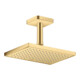 hansgrohe Deckenanschluss softsquare Axor 100mm, brushed gold optic, eckig-2