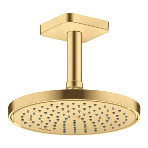 hansgrohe Deckenanschluss softsquare Axor 100mm, brushed gold optic, eckig
