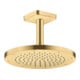 hansgrohe Deckenanschluss softsquare Axor 100mm, brushed gold optic, eckig