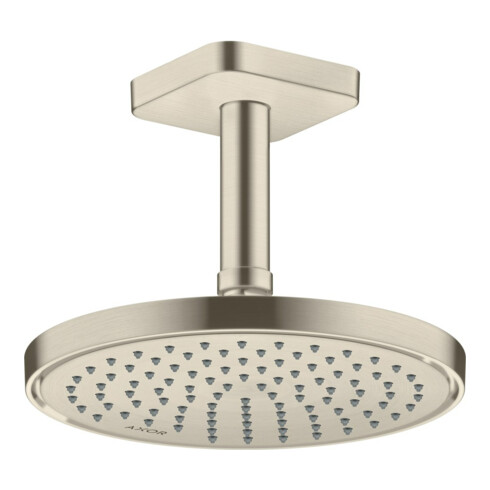hansgrohe Deckenanschluss softsquare Axor 100mm, brushed nickel, eckig