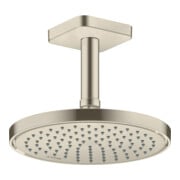 hansgrohe Deckenanschluss softsquare Axor 100mm, brushed nickel, eckig-2