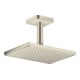 hansgrohe Deckenanschluss softsquare Axor 100mm, brushed nickel, eckig