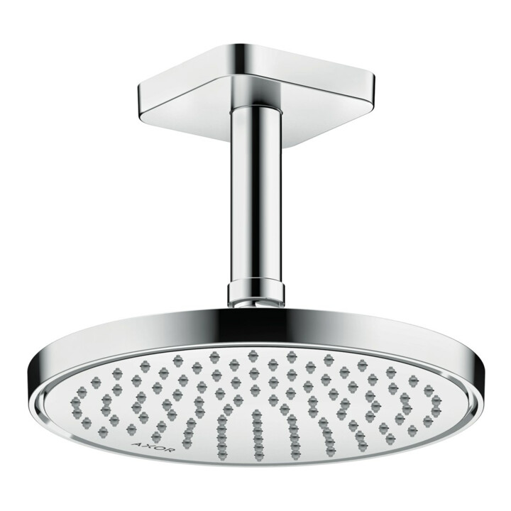 hansgrohe Deckenanschluss softsquare Axor 100mm, chrom, eckig