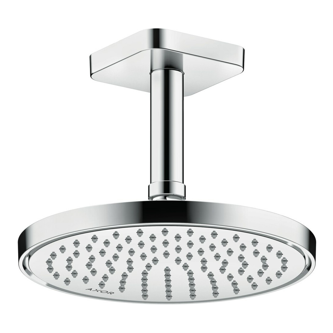 hansgrohe Deckenanschluss softsquare Axor 100mm, chrom, eckig