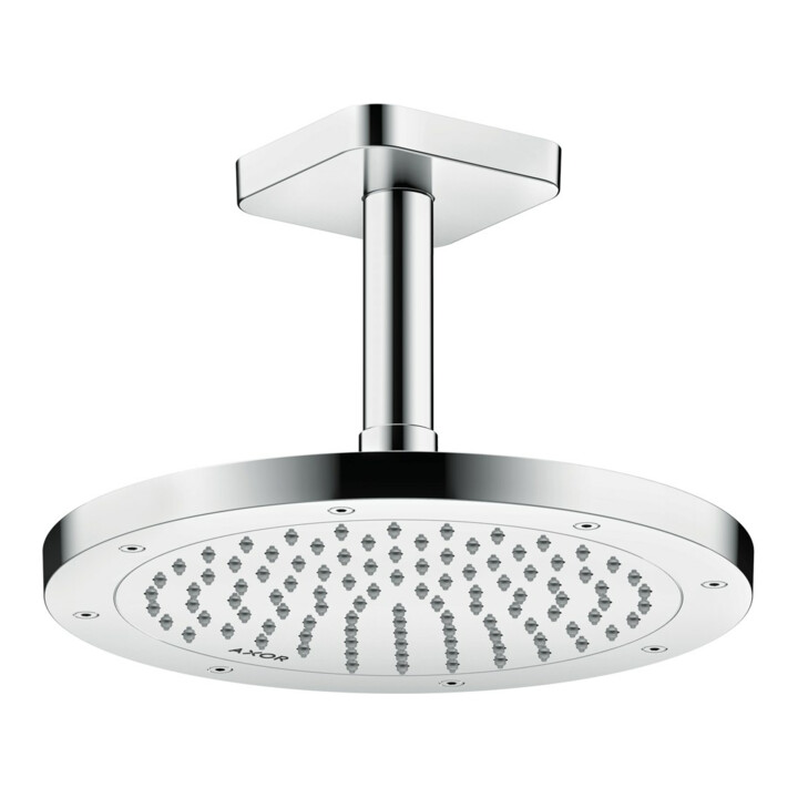 hansgrohe Deckenanschluss softsquare Axor 100mm, chrom, eckig