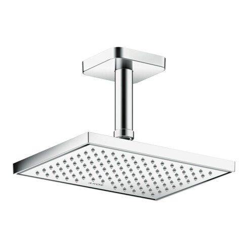 hansgrohe Deckenanschluss softsquare Axor 100mm, chrom, eckig