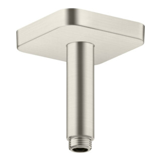 hansgrohe Deckenanschluss softsquare Axor 100mm, Edelstahl-Optik, eckig