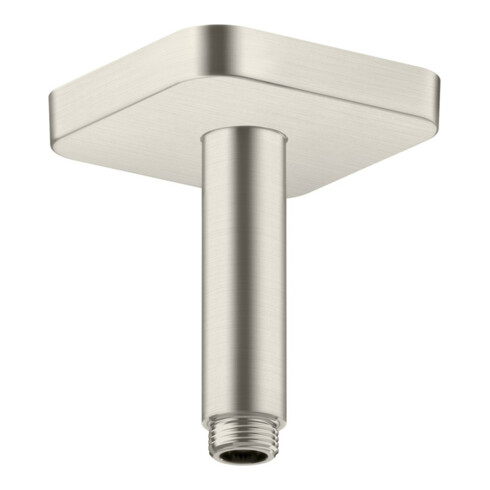 hansgrohe Deckenanschluss softsquare Axor 100mm, Edelstahl-Optik, eckig