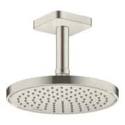hansgrohe Deckenanschluss softsquare Axor 100mm, Edelstahl-Optik, eckig-4