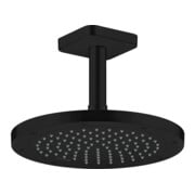 hansgrohe Deckenanschluss softsquare Axor 100mm, mattschwarz, eckig-2
