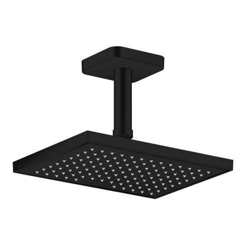 hansgrohe Deckenanschluss softsquare Axor 100mm, mattschwarz, eckig