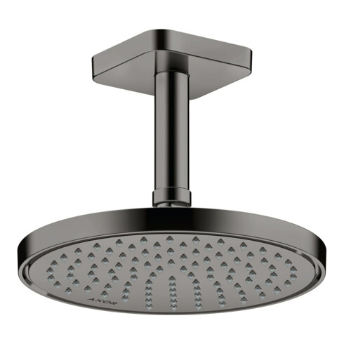 hansgrohe Deckenanschluss softsquare Axor 100mm, polished black chrome, eckig