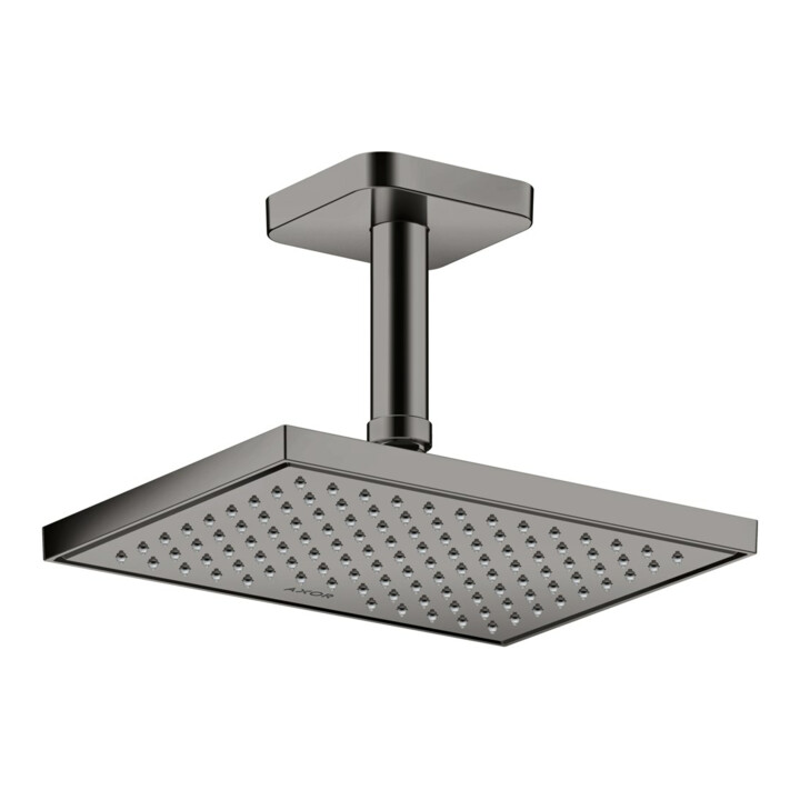 hansgrohe Deckenanschluss softsquare Axor 100mm, polished black chrome, eckig