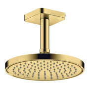 hansgrohe Deckenanschluss softsquare Axor 100mm, polished gold optic, eckig-4