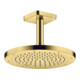 hansgrohe Deckenanschluss softsquare Axor 100mm, polished gold optic, eckig-5