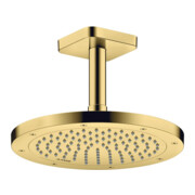 hansgrohe Deckenanschluss softsquare Axor 100mm, polished gold optic, eckig-5