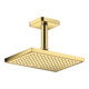 hansgrohe Deckenanschluss softsquare Axor 100mm, polished gold optic, eckig-5