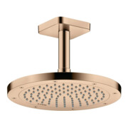 hansgrohe Deckenanschluss softsquare Axor 100mm, polished red gold, eckig-4