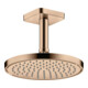 hansgrohe Deckenanschluss softsquare Axor 100mm, polished red gold, eckig
