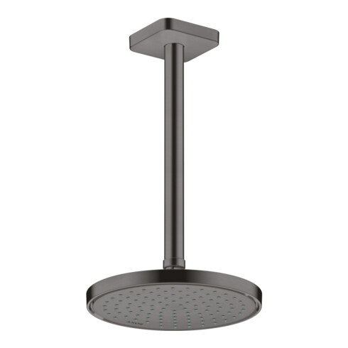 hansgrohe Deckenanschluss softsquare Axor 300mm, brushed black chrome, eckig