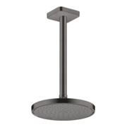 hansgrohe Deckenanschluss softsquare Axor 300mm, brushed black chrome, eckig-2
