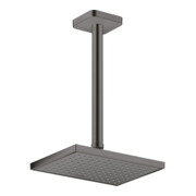 hansgrohe Deckenanschluss softsquare Axor 300mm, brushed black chrome, eckig-4
